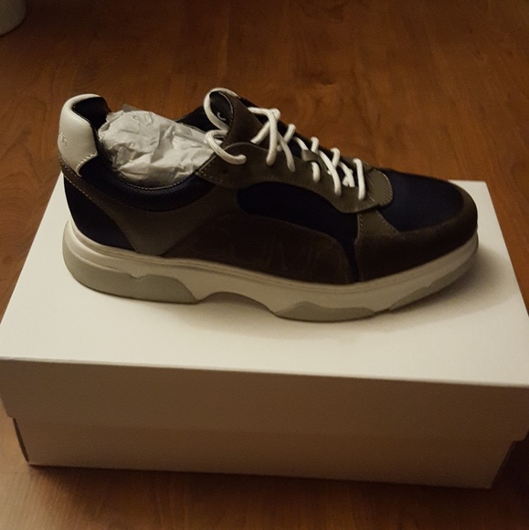 Calvin Klein men's sneakers Blue and Gray 9.5 - Picture 5 of 6